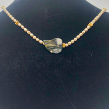 Load image into Gallery viewer, Ocean Jasper Pearl 14K Gold Filled Necklace| 22" |Green/Silver/Gold | 1 Necklace