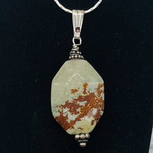 Load image into Gallery viewer, Owyhee Jasper Sterling Silver Drop Pendant | 1 3/4" Long| Gray/Brown| 1 Pendant|