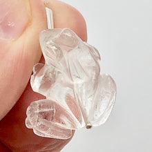 Load image into Gallery viewer, Ribbit! Natural Quartz Frog Solid Sterling Silver Pendant 509266QZS