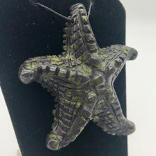 Load image into Gallery viewer, Peridot Jasper Hand Carved Starfish Pendant Bead | 58x57x12mm | Green/Grey - PremiumBead Alternate Image 7