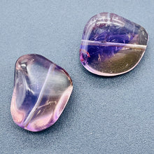 Load image into Gallery viewer, Ametrine Large Nugget Pendant Beads | 22x15x11/19x18x10 | Purple/Gold | 2 Beads|