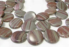 Load image into Gallery viewer, 3 Martian Landscape Jasper Disc Pendant Beads 009195 - PremiumBead Primary Image 1