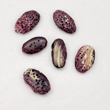 Load image into Gallery viewer, Purple Spine Oyster Shell Oval | 16x10x5 | Purple Orange | 2 Bead(s)