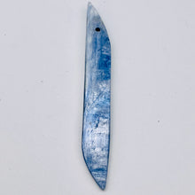 Load image into Gallery viewer, Kyanite 8.8g Spear Pendant Bead | 80x10x4mm | Blue Silver | 1 Bead |