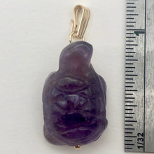 Load image into Gallery viewer, Charming! Amethyst Turtle & Vermeil Pendant 509280AMG - PremiumBead Alternate Image 5
