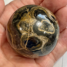 Load image into Gallery viewer, Stromatolite Scry Crystal Round Sphere | 55mm | Bronze/Black | 205g |1 Sphere |