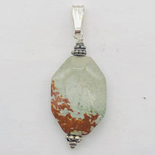 Load image into Gallery viewer, Owyhee Jasper Sterling Silver Drop Pendant | 1 3/4" Long| Gray/Brown| 1 Pendant|