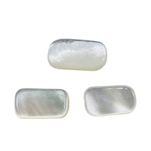 Load image into Gallery viewer, Shine 3 Natural Mother of Pearl Shell Beads 11x9x4mm to 15x9x3.5mm 002206