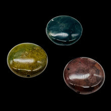 Load image into Gallery viewer, Hot 3 Plain Ocean Jasper Focal Beads 9108