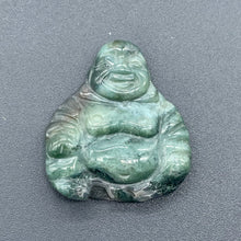 Load image into Gallery viewer, Exotic Fancy Jasper Hand Carved Buddha Bead | 33x30x7mm | Blue Green
