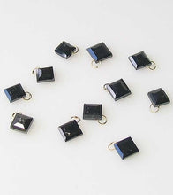 Load image into Gallery viewer, 1 Natural Black Diamond 18K Gold Pendant Bead 9921A - PremiumBead Alternate Image 2