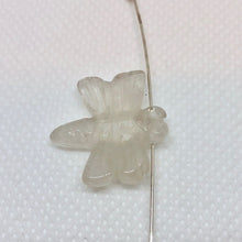 Load image into Gallery viewer, Carved Quartz Dragonfly Animal Beads | 20.5x18.5x5mm | Clear - PremiumBead Alternate Image 3