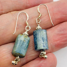 Load image into Gallery viewer, Stunning AAA Blue Kyanite Sterling Silver Earrings | 1 1/2" Long | Blue |