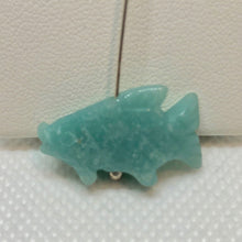 Load image into Gallery viewer, Hand-Carved Amazonite Fish Koi Carp Beads | 23x12x8mm | Blue - PremiumBead Alternate Image 3