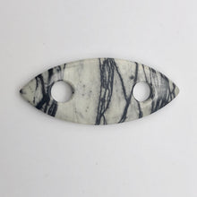 Load image into Gallery viewer, Ravishing Picasso Jasper Marquis Pendant Bead 8703A - PremiumBead Alternate Image 2