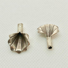 Load image into Gallery viewer, Stunning 2 Thai Hill Tribe Fine Silver Lily Beads 5464 - PremiumBead Alternate Image 2
