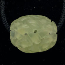 Load image into Gallery viewer, Basket Weave Carved 18x16mm Serpentine Jade Barrel Bead 10570 | 18x16mm | Green - PremiumBead Alternate Image 2