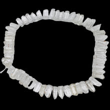 Load image into Gallery viewer, Quartz Polished Points Strand | 20x8 to 15x6mm | Clear | 84g | 54 Beads |