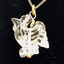 Load image into Gallery viewer, Cock A Doodle Doo! Quartz Rooster 14Kgf Pendant 509296QZG