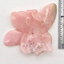 Load image into Gallery viewer, Hand Carved Pink Peruvian Opal Flower Semi Precious Stone Bead | 28.7cts | - PremiumBead Primary Image 1
