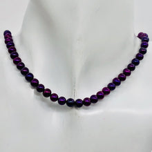 Load image into Gallery viewer, Fresh Water Pearl Strand Round | 5 mm | Magenta Purple | 75 Beads |