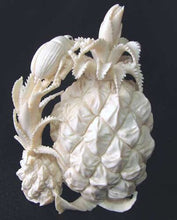 Load image into Gallery viewer, Signed Hand Carved From Extinct Species Mastodon Pineapple Snuff Bottle 9481 - PremiumBead Alternate Image 3