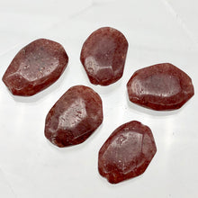 Load image into Gallery viewer, 1 Sugarplum Muscovite Faceted 26x19x8mm Oval Pendant Bead 8945