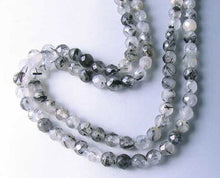 Load image into Gallery viewer, Natural Untreated Tourmalated Quartz Round Beads (approx. 25) 10484 - PremiumBead Alternate Image 5