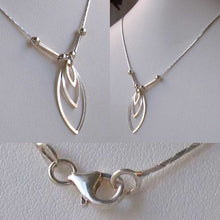 Load image into Gallery viewer, Italian! 5.2 Grams Shimmering Solid Sterling Silver Designer Necklace 10122B - PremiumBead Primary Image 1