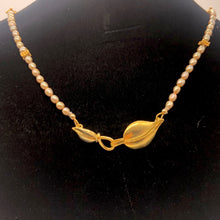 Load image into Gallery viewer, Ocean Jasper Pearl 14K Gold Filled Necklace| 22" |Green/Silver/Gold | 1 Necklace