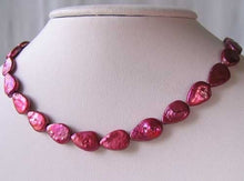Load image into Gallery viewer, Yummy Raspberry FW Teardrop Coin Pearl Strand 109949 - PremiumBead Primary Image 1