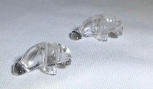 Load image into Gallery viewer, Grace 2 Carved Quartz Manatee Beads | 21x11x9mm | Clear - PremiumBead Alternate Image 4
