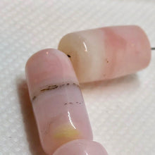Load image into Gallery viewer, 42cts - 4 Pink Peruvian Opal Tube Beads 3936F - PremiumBead Alternate Image 3