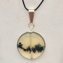 Load image into Gallery viewer, Gemmy Dendritic 20mm Opal Sterling Silver Pendant 503192B - PremiumBead Primary Image 1