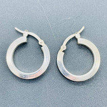 Load image into Gallery viewer, Sterling Silver Hoop Earrings | 1" Long | Silver | 1 Pair |