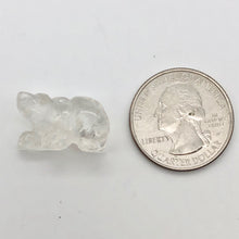 Load image into Gallery viewer, 2 Hand Carved Natural Quartz Bear Beads | 20x13x9.5mm | Clear - PremiumBead Alternate Image 9