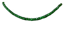 Load image into Gallery viewer, Radiant Green Tsavorite Garnet Faceted Graduated Bead Strand| 17 inches| 64.5ct|