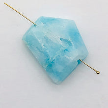 Load image into Gallery viewer, 43cts Druzy Natural Hemimorphite Pendant Bead | Blue | 27x23x8mm | 1 Bead |