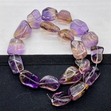 Load image into Gallery viewer, Ametrine Nugget Large Bead Strand | 25x18x14 to 21x15x12 | Purple/Gold| 19 Beads