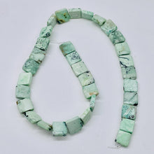 Load image into Gallery viewer, Minty Mojito Green Turquoise Square Coin Bead Strand 107412F