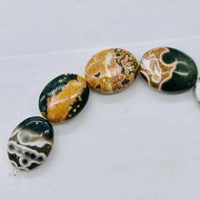 Load image into Gallery viewer, Ocean Jasper Graduated Oval Strand | 22x17x7 to 26x21x8mm | Multi-color | 17 Bds