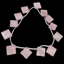 Load image into Gallery viewer, Designer Natural Rose Quartz Brio 20x28mm Bead 8"Strand 10448HS