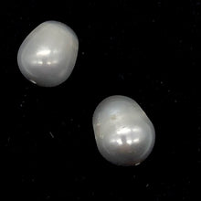Load image into Gallery viewer, 2 Hot 12-13mm Platinum Freshwater Pearls for Jewelry Making - PremiumBead Alternate Image 2