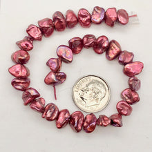 Load image into Gallery viewer, Coppery Warm Raspberry 12 Keishi Pearls 8088