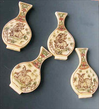 Load image into Gallery viewer, Hoppity Scrimshaw Carved Bunny Rabbit Focal Bead 10520 - PremiumBead Alternate Image 3