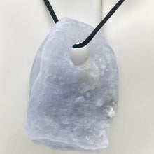 Load image into Gallery viewer, 202cts Blue Chalcedony Natural & Untreated Designer Pendant Bead - PremiumBead Alternate Image 9