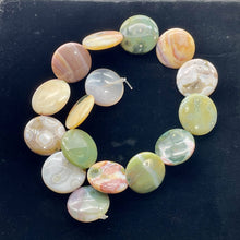Load image into Gallery viewer, Ocean Jasper Graduated Round Strand | 26x8 to 24x8 mm | Multi-color | 16 Beads |