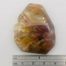 Load image into Gallery viewer, Fossilized Wood Irregular Flat Briolette | 45x38x7mm | Brown/White | 1 Pendant Bead