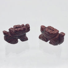 Load image into Gallery viewer, 2 Brecciated Jasper Hand Carved Winged Dragon Beads | 22x13.5x8mm | Red - PremiumBead Alternate Image 2