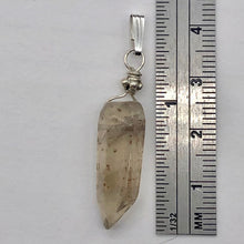 Load image into Gallery viewer, Smoky Quartz Sterling Silver Crystal | 1 1/2" Long | Smoky Clear | 1 Pendant |